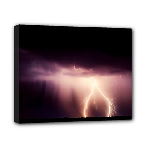 Storm Weather Lightning Bolt Canvas 10  X 8  by BangZart