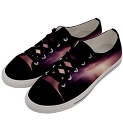 Storm Weather Lightning Bolt Men s Low Top Canvas Sneakers