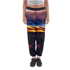 India Sunset Sky Clouds Mountains Women s Jogger Sweatpants by BangZart