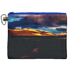 India Sunset Sky Clouds Mountains Canvas Cosmetic Bag (xxl) by BangZart