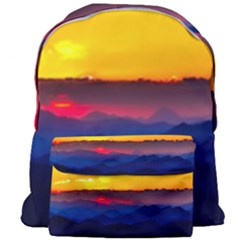 Austria Landscape Sky Clouds Giant Full Print Backpack