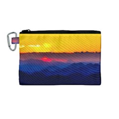 Austria Landscape Sky Clouds Canvas Cosmetic Bag (medium) by BangZart