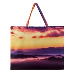 Great Smoky Mountains National Park Zipper Large Tote Bag by BangZart