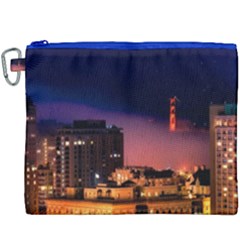 San Francisco Night Evening Lights Canvas Cosmetic Bag (xxxl)