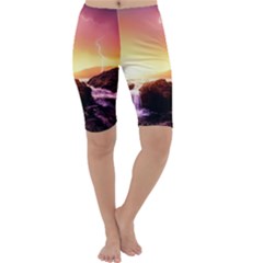 California Sea Ocean Pacific Cropped Leggings  by BangZart