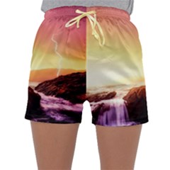 California Sea Ocean Pacific Sleepwear Shorts by BangZart