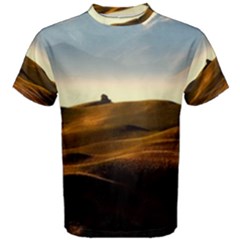 Landscape Mountains Nature Outdoors Men s Cotton Tee by BangZart