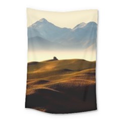 Landscape Mountains Nature Outdoors Small Tapestry by BangZart