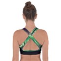 Aurora Borealis Northern Lights Cross Back Sports Bra View2