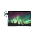 Aurora Borealis Northern Lights Canvas Cosmetic Bag (Small) View1