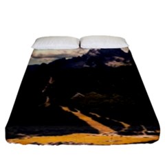 Italy Valley Canyon Mountains Sky Fitted Sheet (king Size) by BangZart