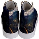 Italy Valley Canyon Mountains Sky Kid s Hi-Top Skate Sneakers View4