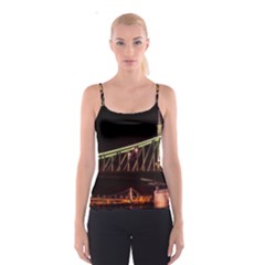 Budapest Hungary Liberty Bridge Spaghetti Strap Top by BangZart