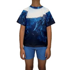 Yosemite National Park California Kids  Short Sleeve Swimwear by BangZart