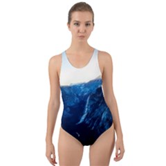 Yosemite National Park California Cut-out Back One Piece Swimsuit by BangZart