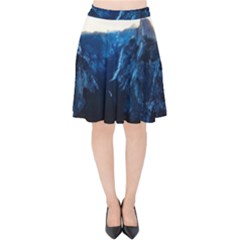 Yosemite National Park California Velvet High Waist Skirt