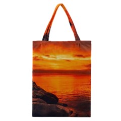 Alabama Sunset Dusk Boat Fishing Classic Tote Bag by BangZart