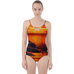 Alabama Sunset Dusk Boat Fishing Cut Out Top Tankini Set by BangZart