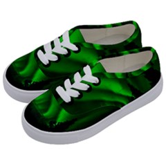 Aurora Borealis Northern Lights Kids  Classic Low Top Sneakers