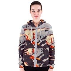 Iceland Landscape Mountains Snow Women s Zipper Hoodie by BangZart