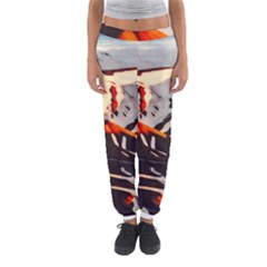 Iceland Landscape Mountains Snow Women s Jogger Sweatpants by BangZart