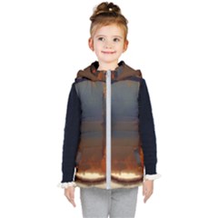 River Water Reflections Autumn Kid s Puffer Vest