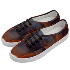 River Water Reflections Autumn Women s Classic Low Top Sneakers