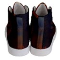 River Water Reflections Autumn Men s Hi-Top Skate Sneakers View4