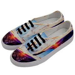 Iceland Landscape Mountains Stream Men s Classic Low Top Sneakers by BangZart