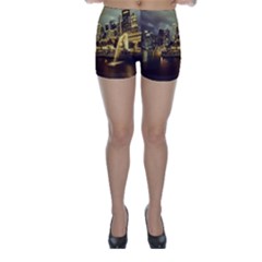 Singapore City Urban Skyline Skinny Shorts by BangZart