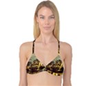 Singapore City Urban Skyline Reversible Tri Bikini Top View1