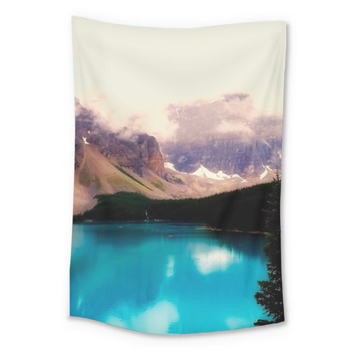 Austria Mountains Lake Water Large Tapestry