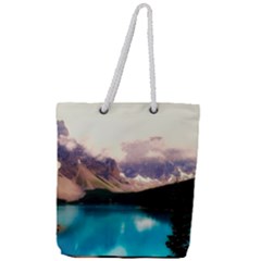 Austria Mountains Lake Water Full Print Rope Handle Tote (large) by BangZart