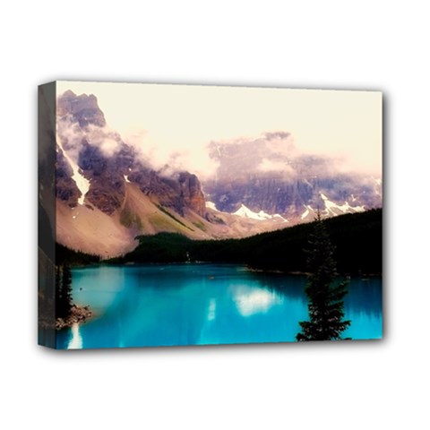 Austria Mountains Lake Water Deluxe Canvas 16  X 12   by BangZart