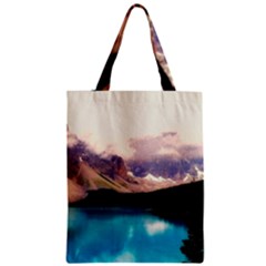 Austria Mountains Lake Water Zipper Classic Tote Bag by BangZart