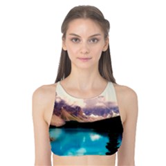 Austria Mountains Lake Water Tank Bikini Top by BangZart