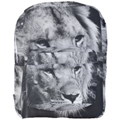 Africa Lion Male Closeup Macro Full Print Backpack