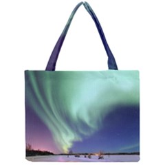 Aurora Borealis Alaska Space Mini Tote Bag by BangZart