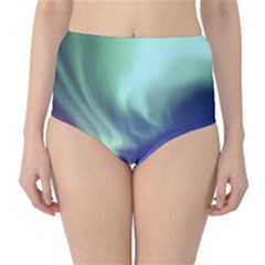 Aurora Borealis Alaska Space High-waist Bikini Bottoms by BangZart