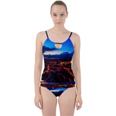 The Hague Netherlands City Urban Cut Out Top Tankini Set by BangZart