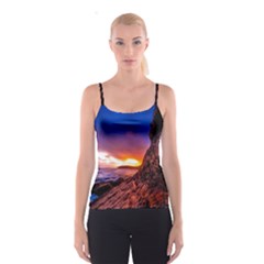 South Africa Sea Ocean Hdr Sky Spaghetti Strap Top by BangZart