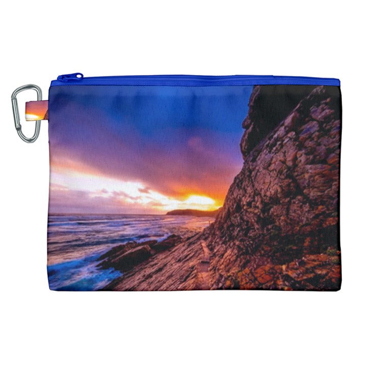 South Africa Sea Ocean Hdr Sky Canvas Cosmetic Bag (XL)