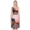 Iceland Sky Clouds Sunset Midi Sleeveless Dress View1