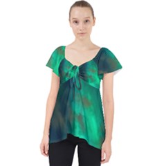 Northern Lights Plasma Sky Lace Front Dolly Top by BangZart