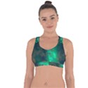 Northern Lights Plasma Sky Cross String Back Sports Bra View1