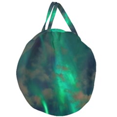 Northern Lights Plasma Sky Giant Round Zipper Tote by BangZart