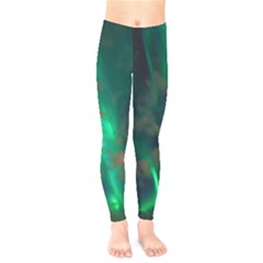 Northern Lights Plasma Sky Kids  Legging by BangZart