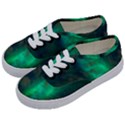 Northern Lights Plasma Sky Kids  Classic Low Top Sneakers View2