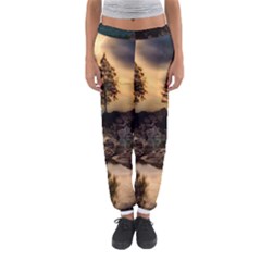 Sunset Dusk Sky Clouds Lightning Women s Jogger Sweatpants by BangZart