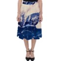 Antarctica Mountains Sunrise Snow Folding Skater Skirt View1